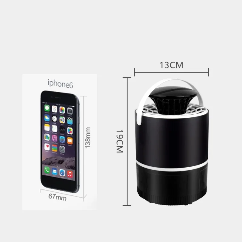 

Ultrasound Power USB Mosquito Lamp Killer LED Electronic Bug Zapper Fly Mosquito Killer Trap Light