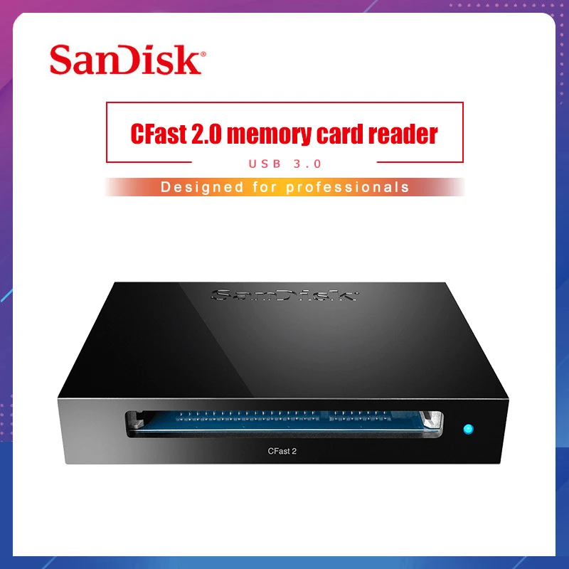 Оригинальный SanDisk Extreme PRO CFast 2 0 кард-ридер/Писатель высокоскоростной USB3.0 до 500