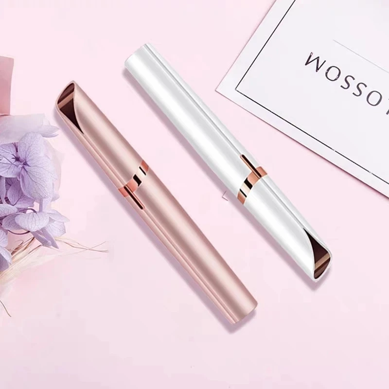 

Nuevo diseÃ±o recortador elÃ©ctrico de cejas maquillaje indoloro ojo frente depiladora Mini afeitadora Razors portÃ¡til utensilio