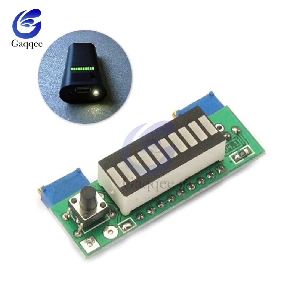 Комплект для сборки LM3914 модуль индикатора емкости литиевой батареи 3 7 В