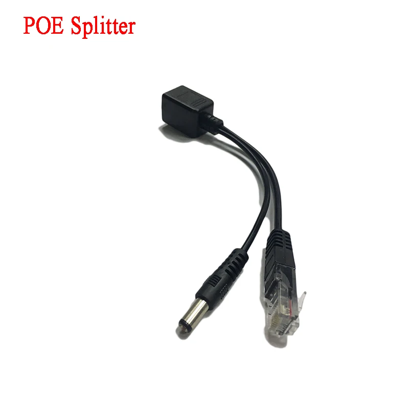 Кабель POE для IP-камеры Пассивный адаптер Power Over Ethernet разветвитель инжектор RJ45
