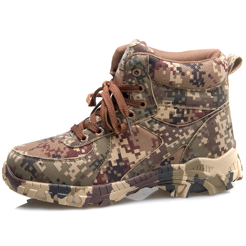 Military Winter Boots Men Wool Liner Camouflage Bot Combat Shoes Warm Cotton |