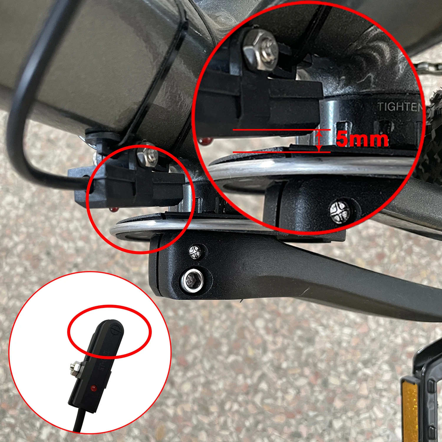 Запчасти для электровелосипеда KT D12L Ebike PAS Педальный датчик SM/водонепроницаемый
