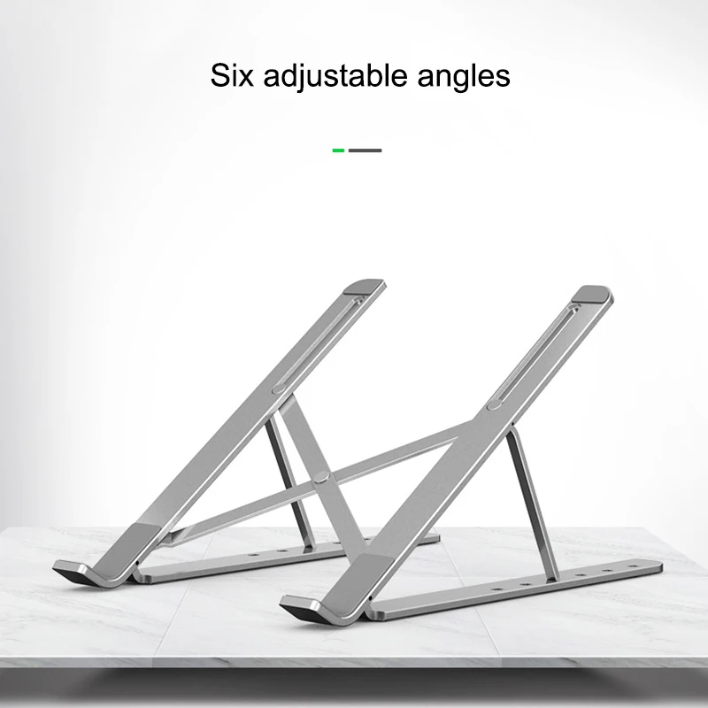 

Portable Folding Aluminum Adjustable Notebook Stand Foldable Laptop Stand Holder VH99