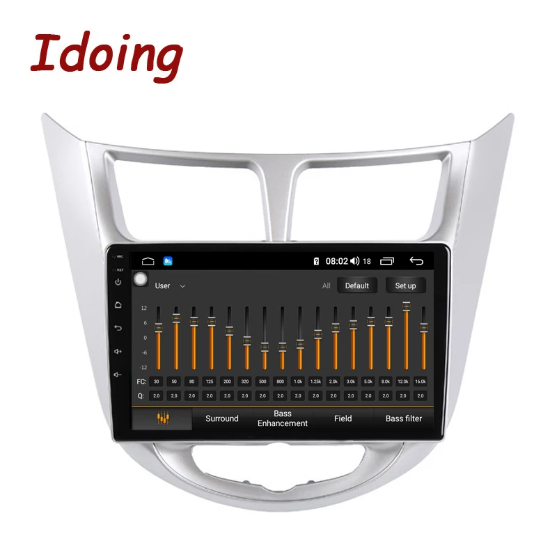 Idoing 10," Автомобильный Радио Мультимедиа Android видео плеер навигация gps для Solaris 1 2 hyundai Accent Verna 2012 Sedan No 2din DVD