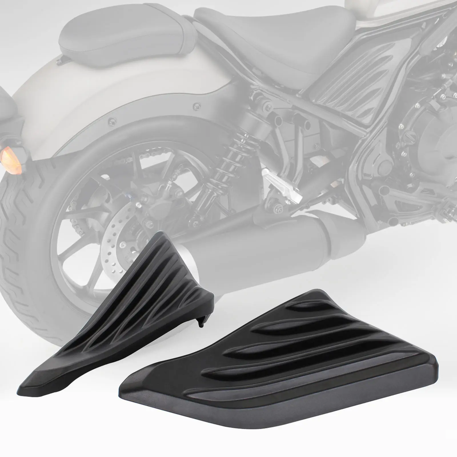 

Боковые защитные Обтекатели для мотоциклов, 2 шт., аксессуары для панели средней рамки для Honda CMX 300 500 17-21, черные