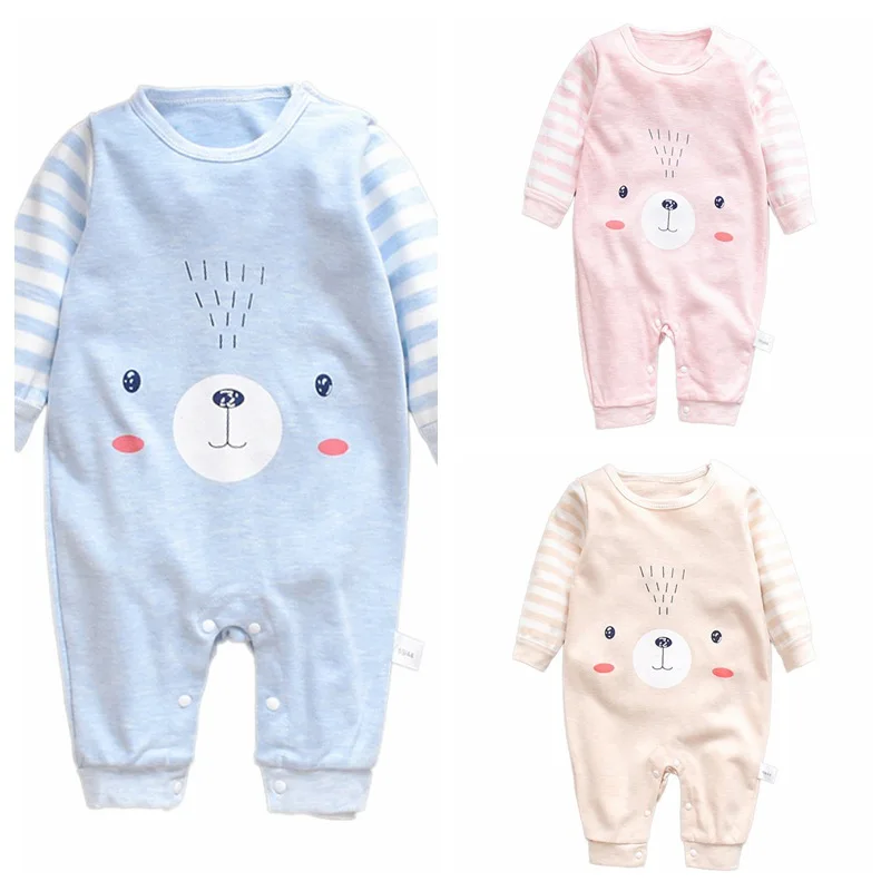 

Autumn Baby Girls Long Sleeve One-Pieces Infant Girls Boys Rompers Kids Jumpsuits Outfits