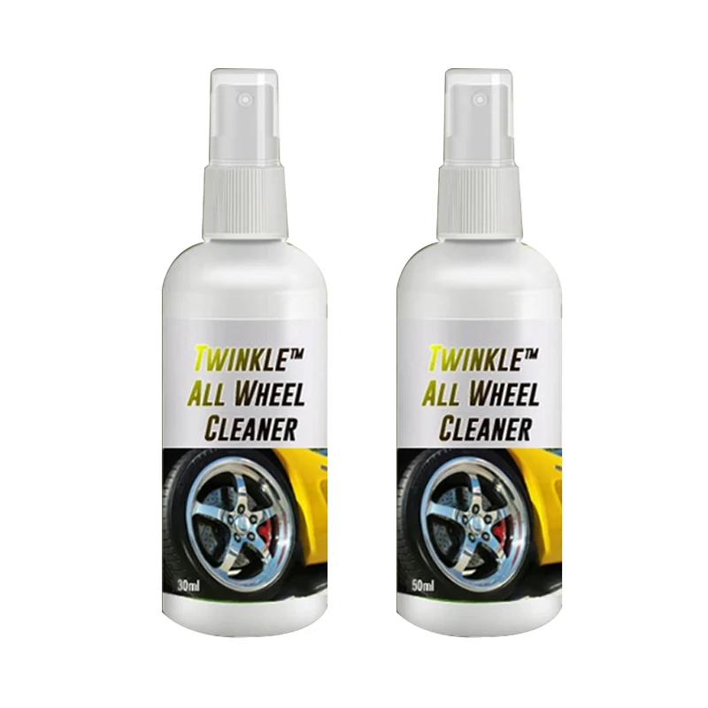 

30/50ML Car Tire Shine Spray Rust Inhibitor Car Wheel Hub Screw Derusting Spray Paint Care Car Tire Cleaner Auto Accessories