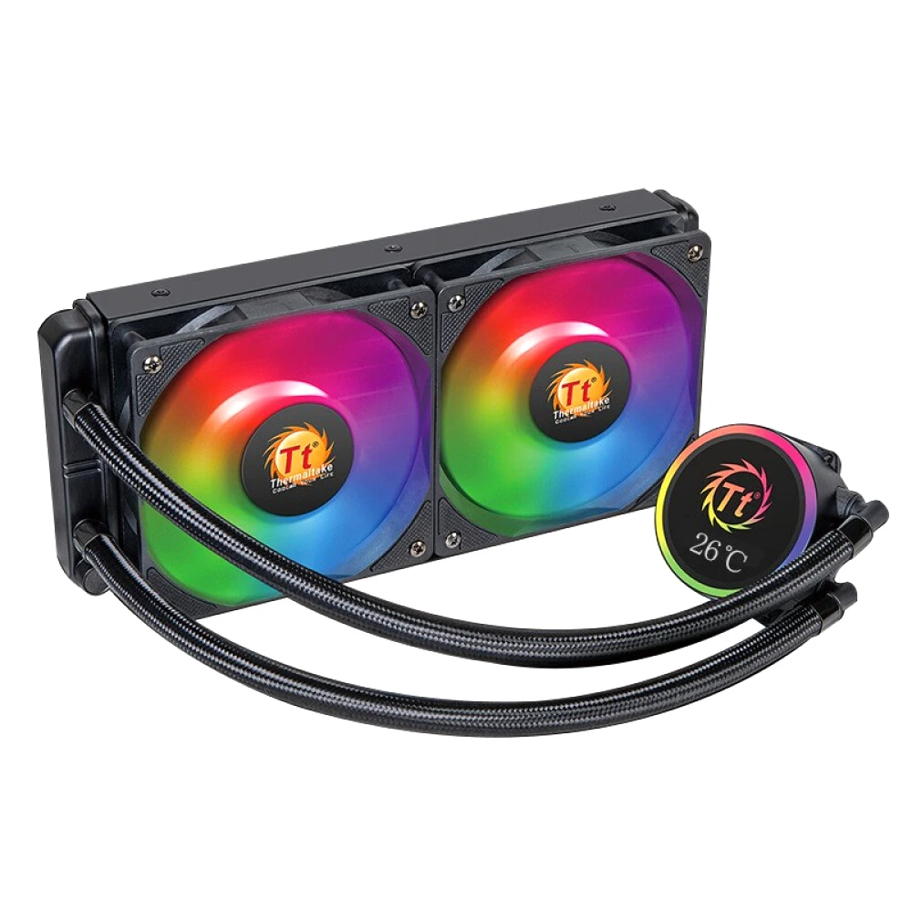 Охладитель жидкости для ЦП Thermaltake 240 и 360 ARGB AIO PWM вентиляторы синхронизация эффект