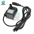 Миниатюрный погружной насос на солнечной батарее, Бесщеточный насос низкого давления, 5,5 В, 12 В, 3 Вт, для фонтана, аквариума, бассейна