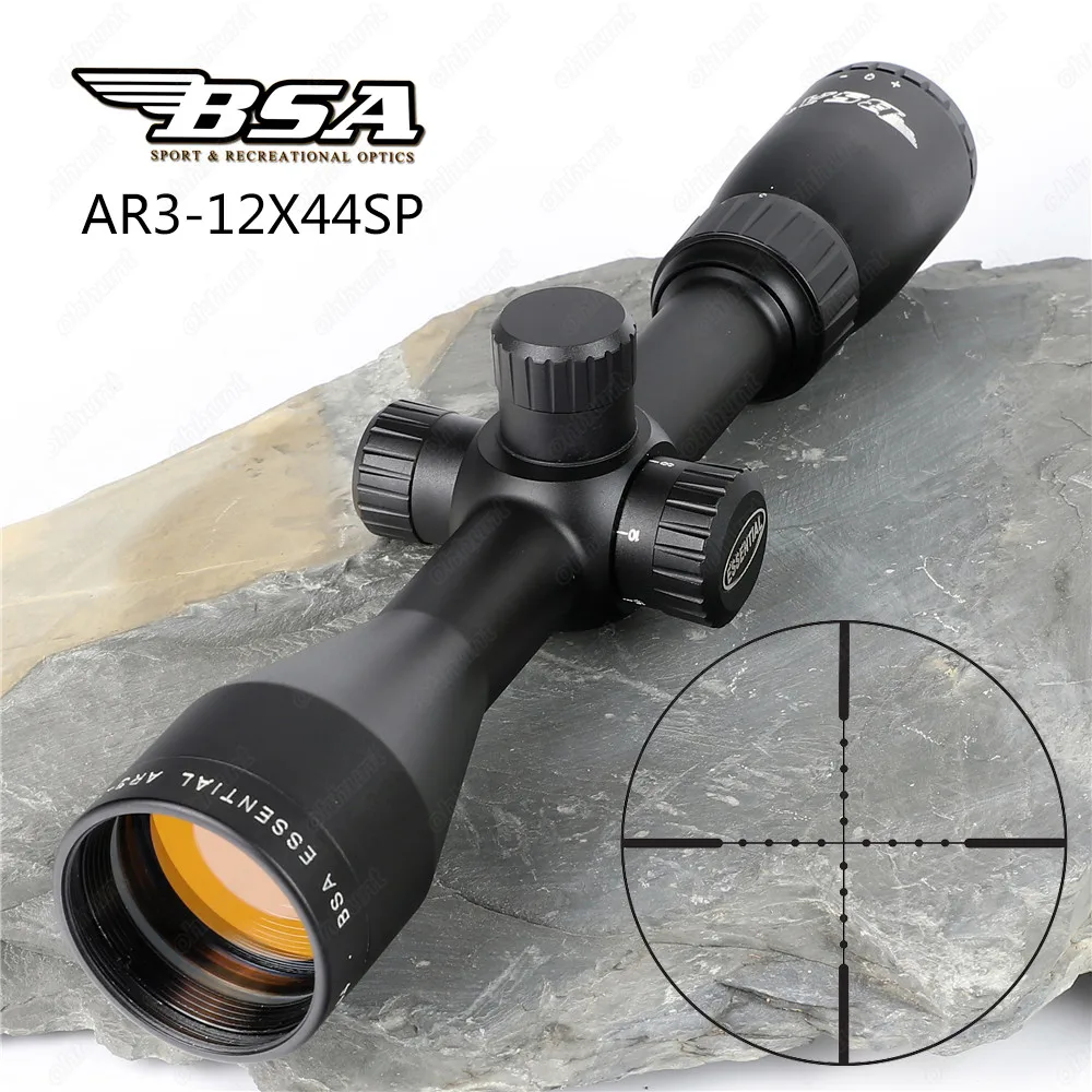 BSA эфирные AR 3-12X44 SP тактический охотничий винтовочный оптический прицел
