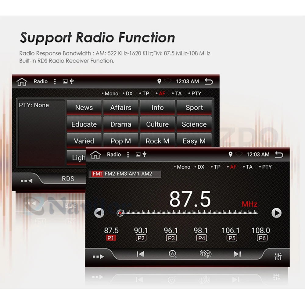 Автомобильный видеоплеер с GPS-навигацией Android 8 1 универсальный Din Съемная