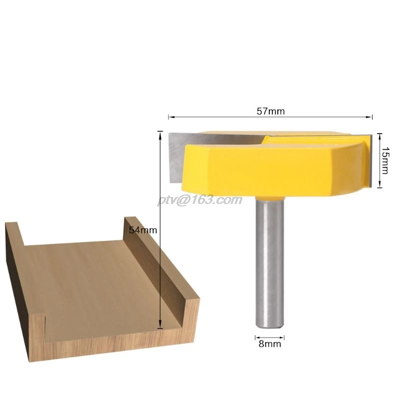 

8mm Shank Woodworking Router Bit Background Cleaning Milling Cutter Slotting