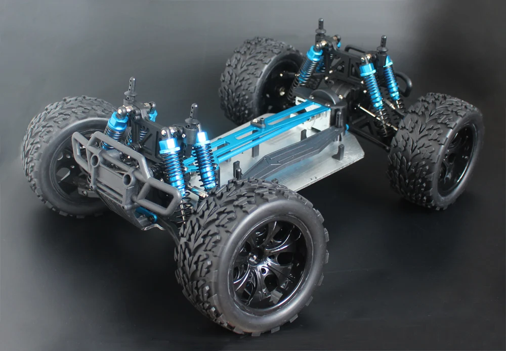 Обновленная версия Шасси 1/10 RC 4WD модель автомобиля Багги Bigfoot грузовик пустая