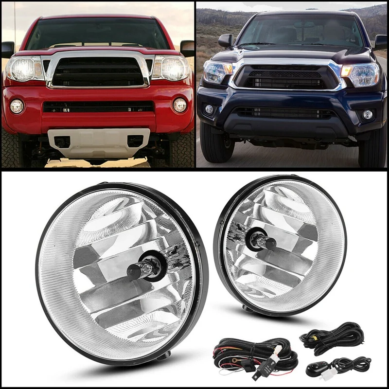

Автомобильный Ясно переднего бампера противотуманные фары Светильник лампы с Полный комплект для Toyota Tacoma 05-11 81211-AA030 81211-AA030