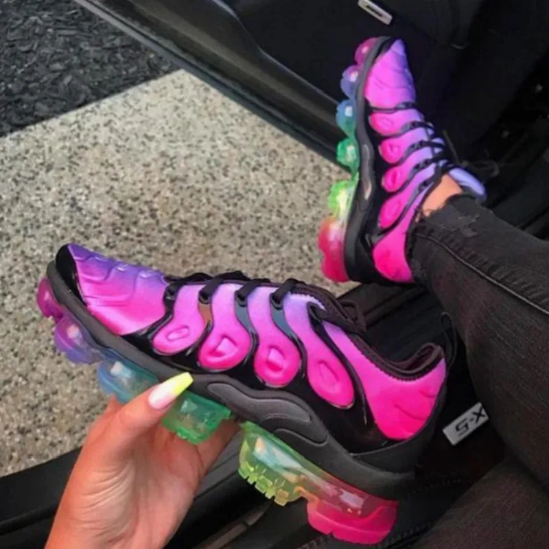 

Women Sneakers 2020 Flat Platform Colorful Women Shoes Light Lace-Up Comfortable Sneakers Casual Autumn Sports Shoes Running