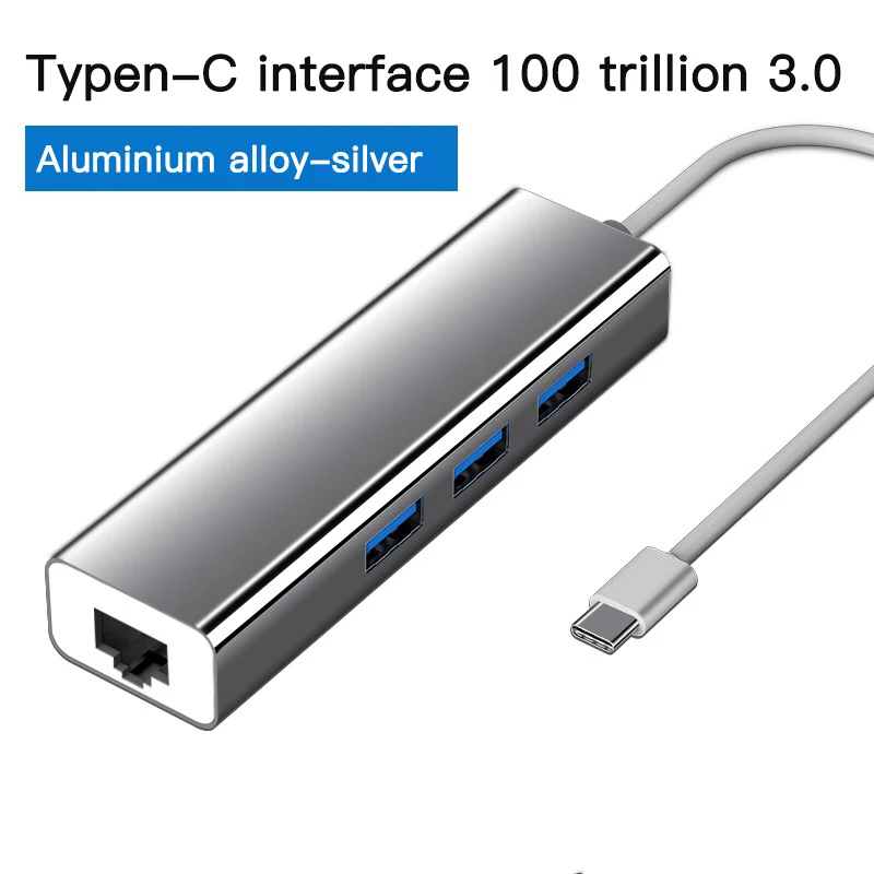 USB 3 0 Тип C Ethernet сетевой адаптер конвертер USB/Тип с разъемами типа и RJ45 10/100 Мбит порт