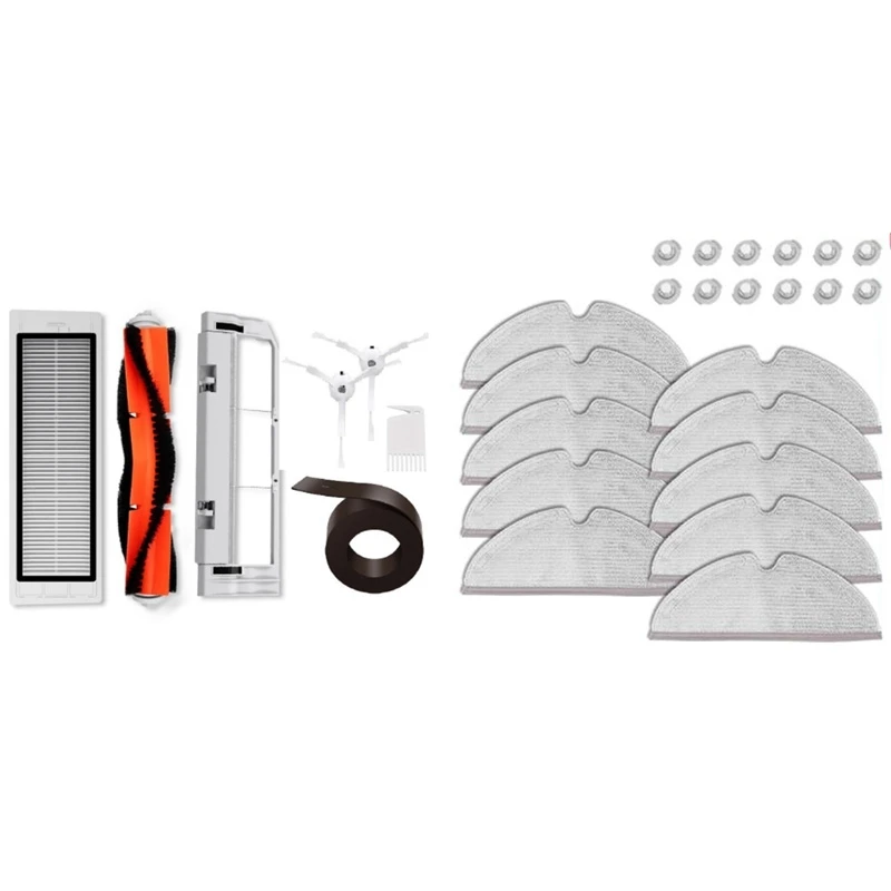

for Xiaomi Robot Vacuum HEPA Filter Wall Cleaner Tools with Mop Cloths Water Tank Filter HEPA Filter for Roborock
