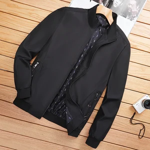 2021 Spring New Men's Bomber Zipper Jacket Male Casual Streetwear Hip Hop Slim Fit Pilot Coat Men Cl