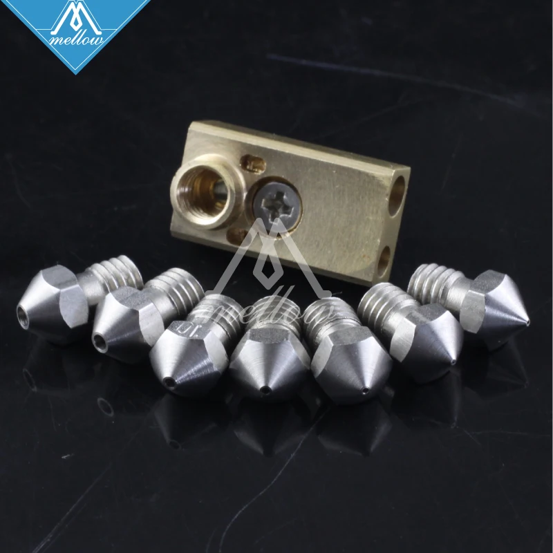 NEW!4PCS/6PCS/7PCS 3D printer Ultimaker 2 + UM2 Extended hotend Olsson block stainless steel nozzle for 1.75/3.0MM | Компьютеры и офис