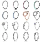 16 видов стилей, новинка, фиолетовые кольца с цветком, красочное масло, серебряный цвет, Кристальные кольца для женщин, ювелирные изделия для свадебной вечеринки