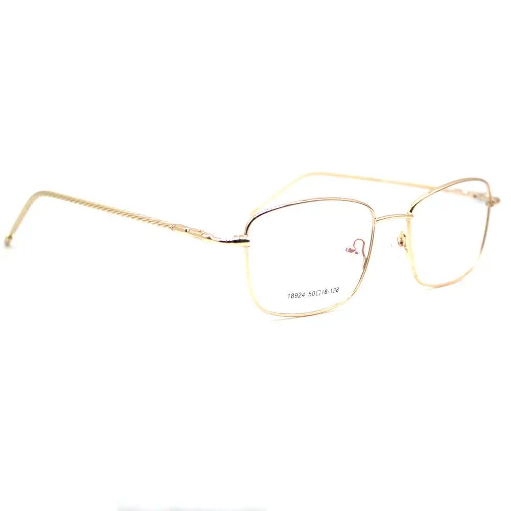 LuckTime Модные металлические оправы для очков женские Ретро квадратные