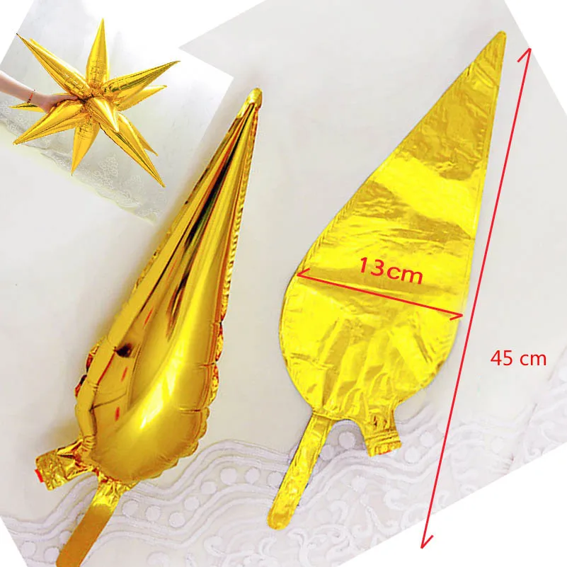 Креативные комбинированные воздушные шары из фольги со звездами украшение для