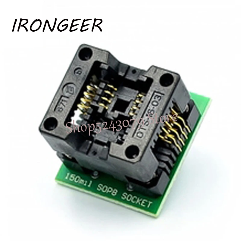 1 шт. SOP8 на DIP8 поворотный SOIC8 IC программатор адаптер розетка для широкого