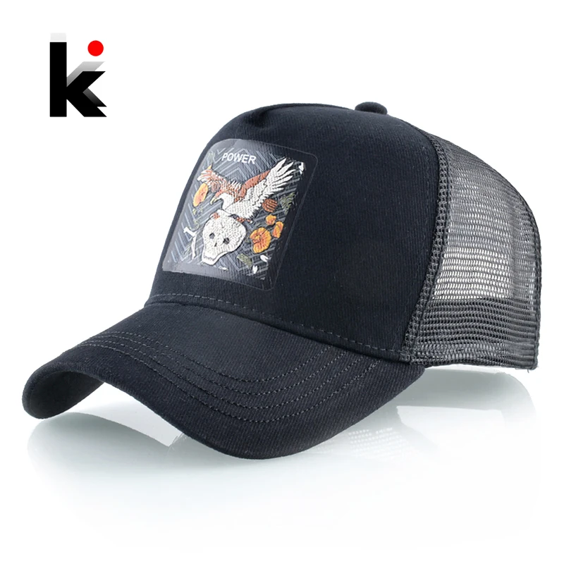 Бейсболка кепка trucker кепки для мужчин модные сетчатые бейсбольная с орлом