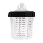 Манометры для Смешивания Краски, чашка PPS Type HO, быстрая чашка, Жесткая Крышка для внутренней чаши, пистолет-распылитель 600 мл