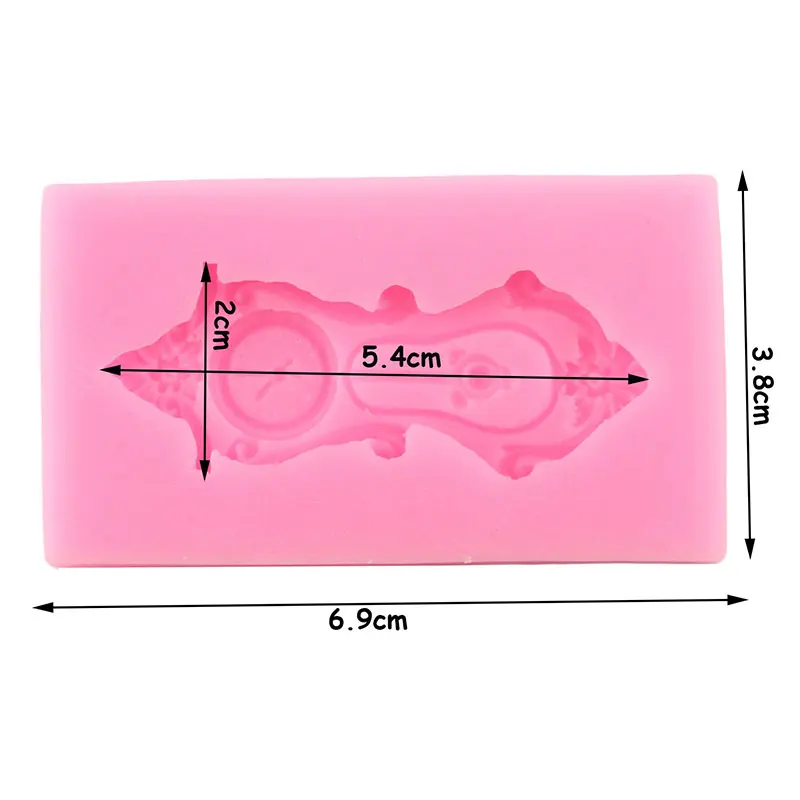 Форма часов форма для торта 3D силиконовые формы помадка Конфета из смолы