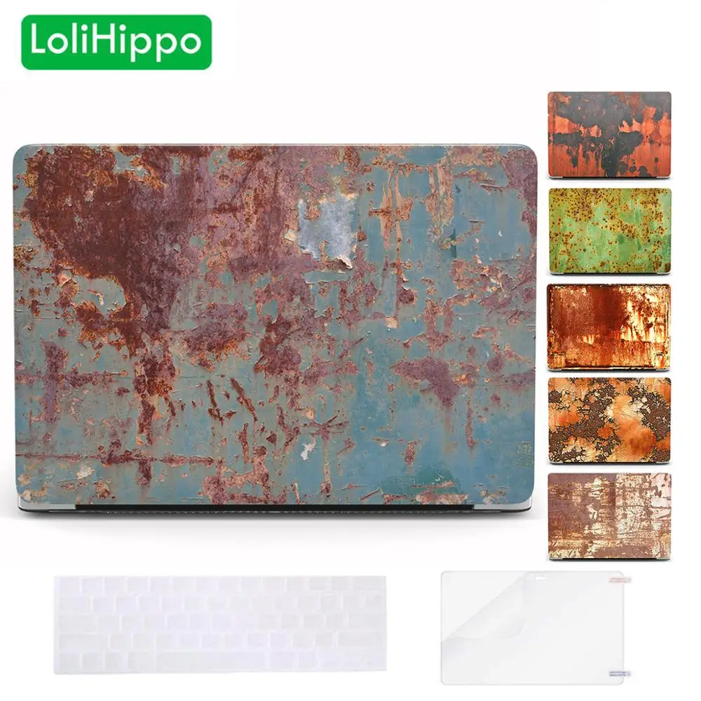 LoliHippo креативный ржавый серия защитный жесткий чехол для ноутбука Macbook Новый Air Pro