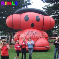Customized character music player inflatable DJ boy cartoon for pub night club party concert decoration