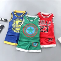 boys sports basketball uniforms childrens summer clothes 2 piece suit boys vest short sleeved shorts