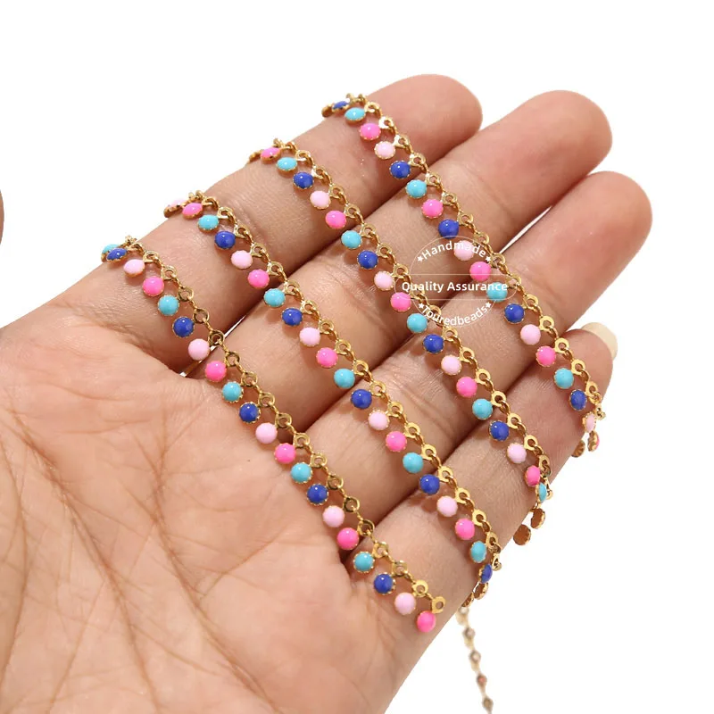 Цепочка Женская из нержавеющей стали ожерелье браслет на ногу ювелирное изделие