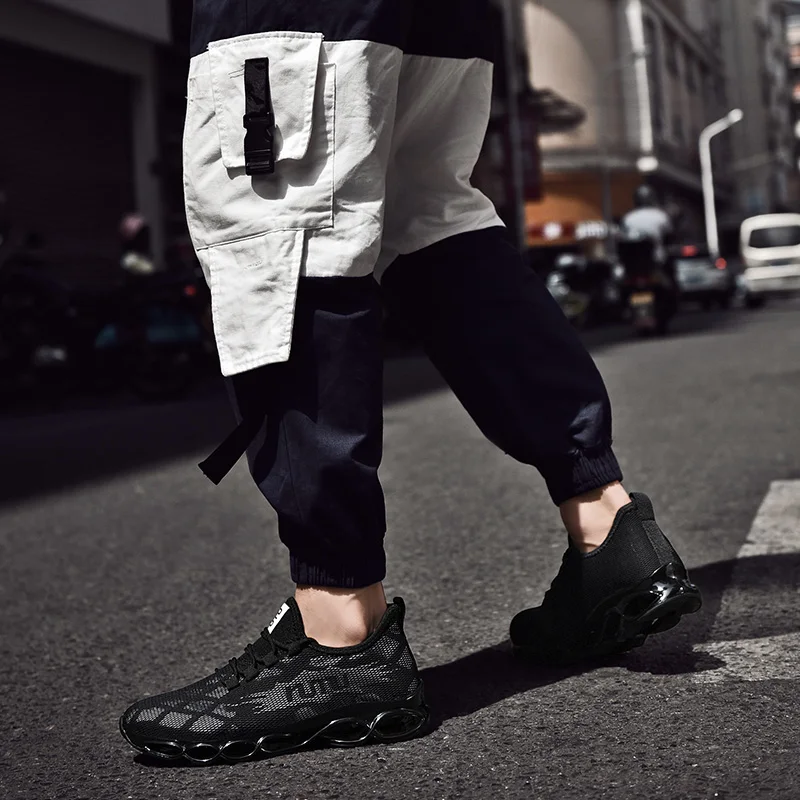 Мужские кроссовки; дышащая повседневная обувь; красовки; Mocassin Basket Homme; сетчатые легкие кроссовки; Chaussures для мужчин; спортивная обувь