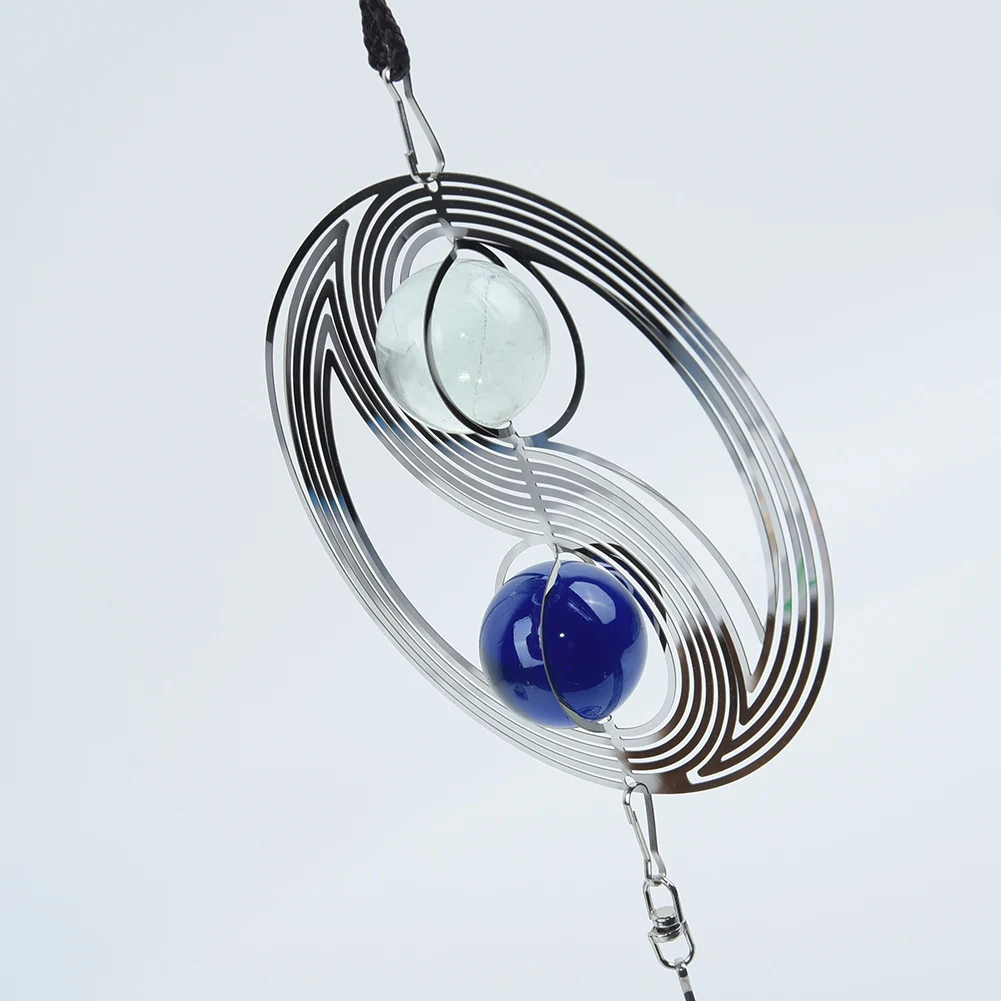 Колокольчики ветра спиральный вращающийся хрустальный шар Подвеска для