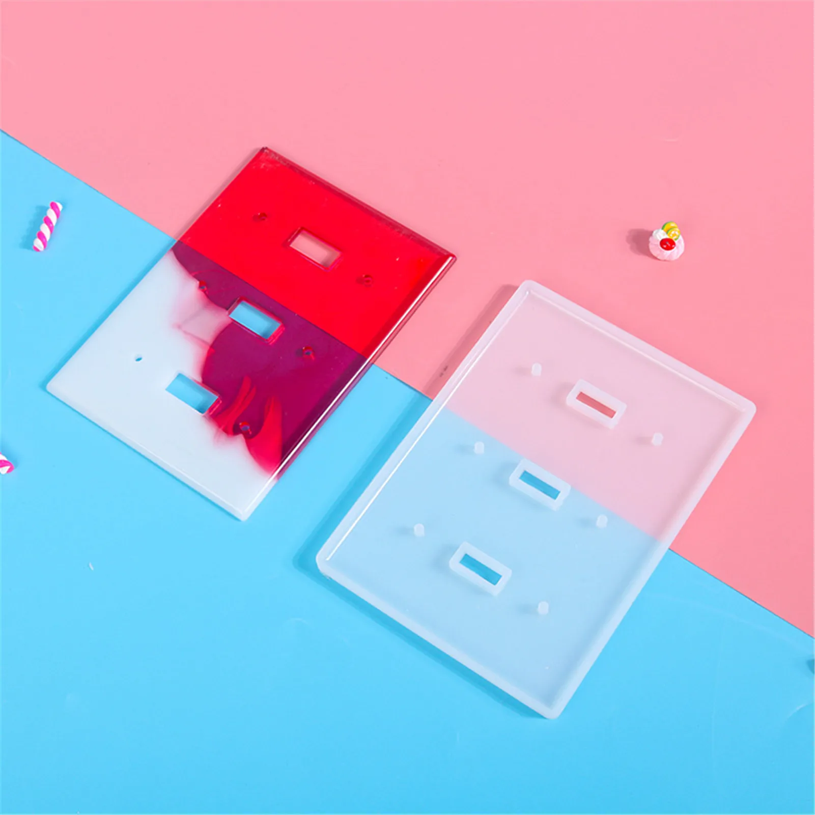 

Hot Sale DIY Glue Mold Number 7 Switch Seat Panel Mold Mold Manual Mirror