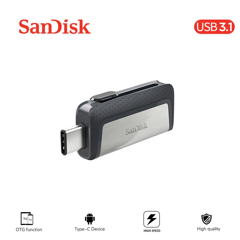 Usb флеш-накопитель SanDisk 16 ГБ 32 64 128 высокая скорость до 150 м/с двойной otg usb 3 0 для