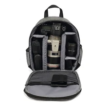 Multi-functional Camera Backpack Waterproof Large Capacity Portable Travel DSLR Camera Bag Digital Cameras Orangizer