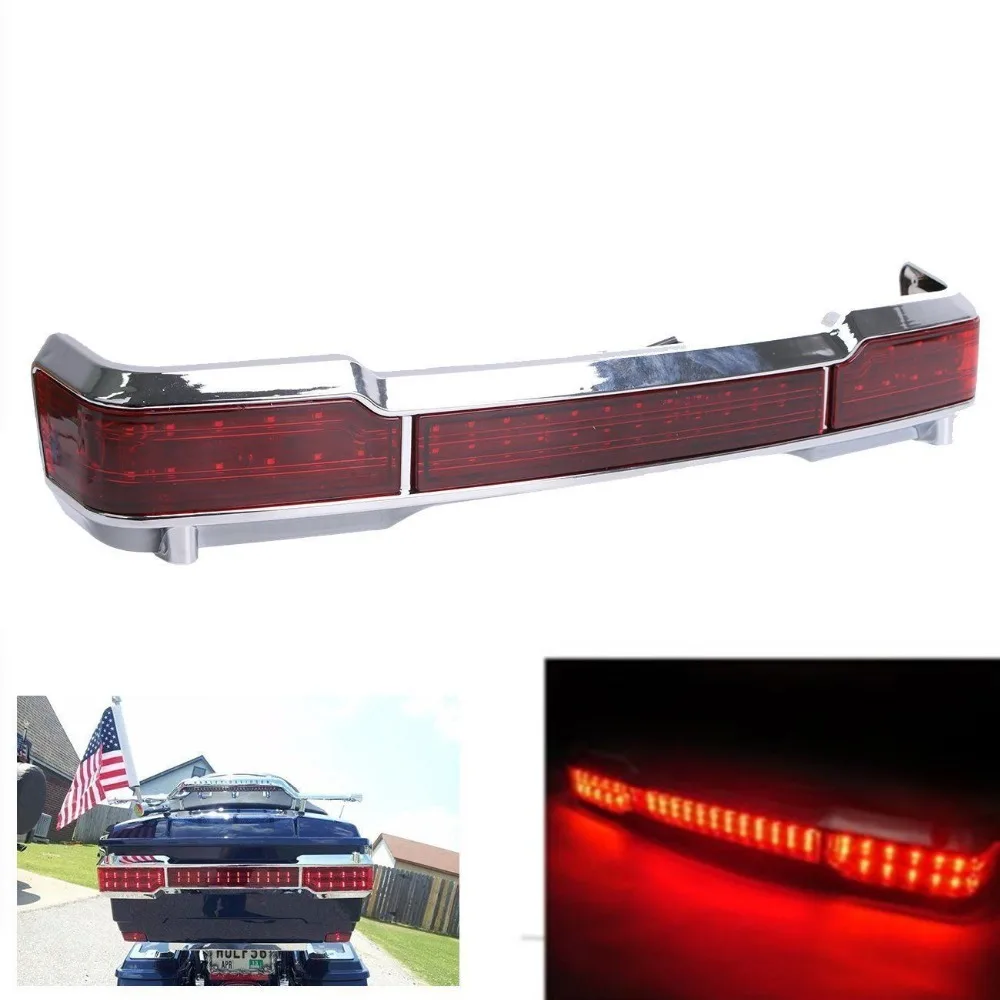 МОТОЦИКЛ ABS светодиодный задний тормоз ходовой светильник для Harley Electra Glide Touring Trunk