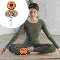 1pc meditation cymbal bell practical yoga cymbal bell with storage bag golden