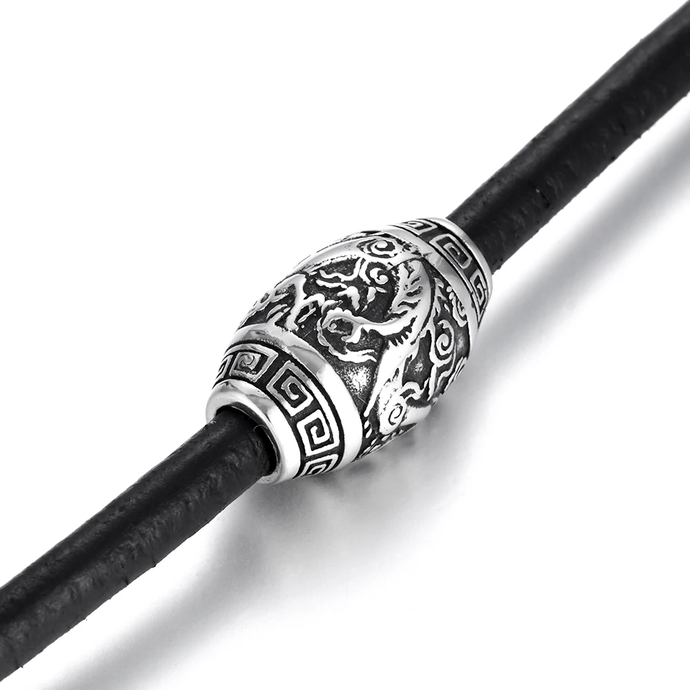 Нержавеющая сталь баррель бусина отполированное 5 мм с большим отверстием