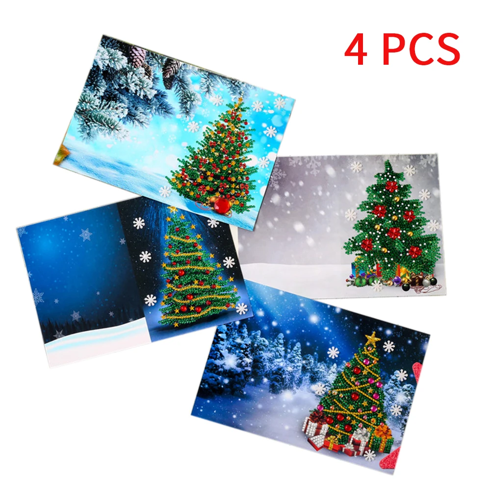 Стразы открытка дерево бумага для студентов 5D конверт детский подарок сделай сам