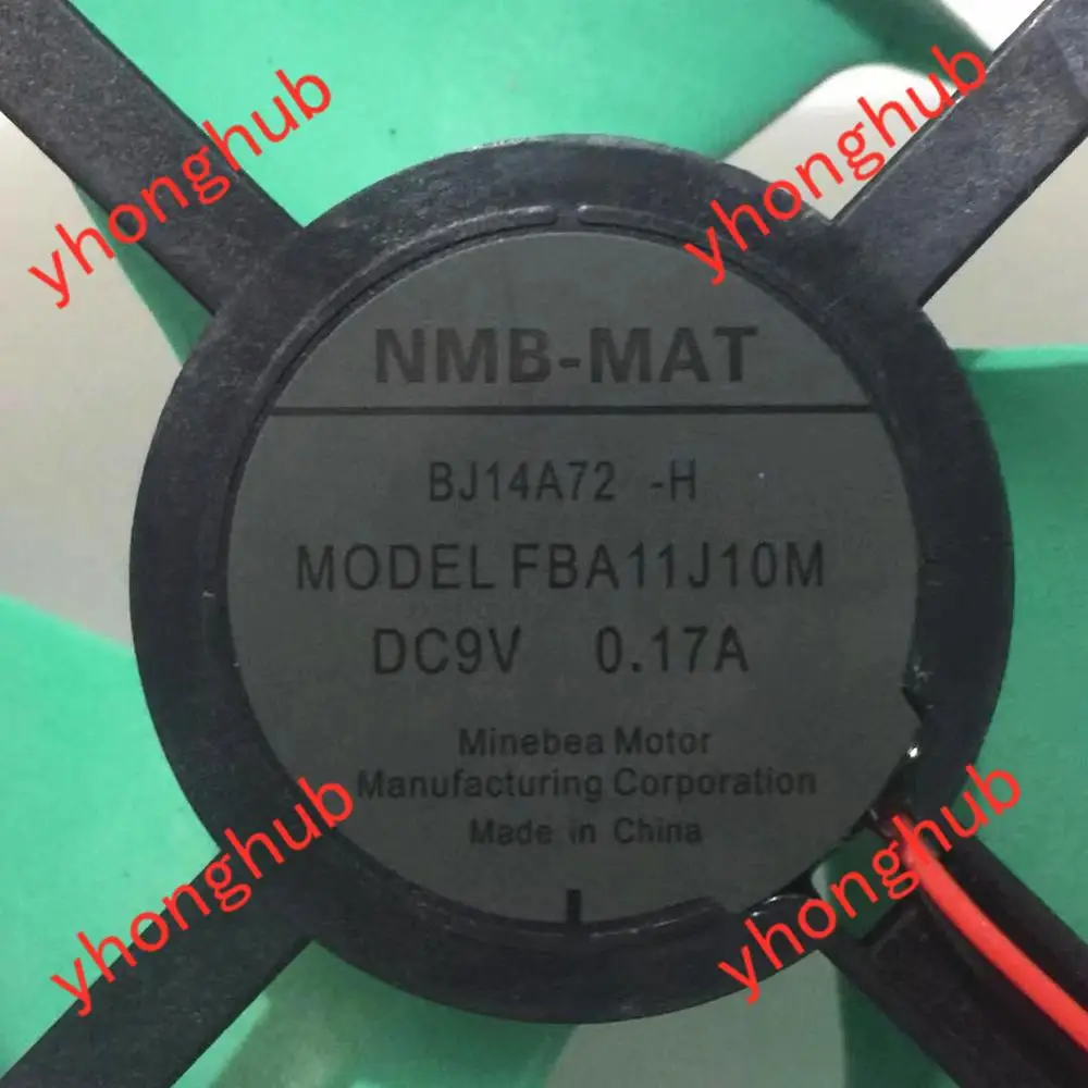 Купить NMB-MAT FBA11J10M вентилятор холодильника DC 9V 0.17A 113x113 мм 2-проводной