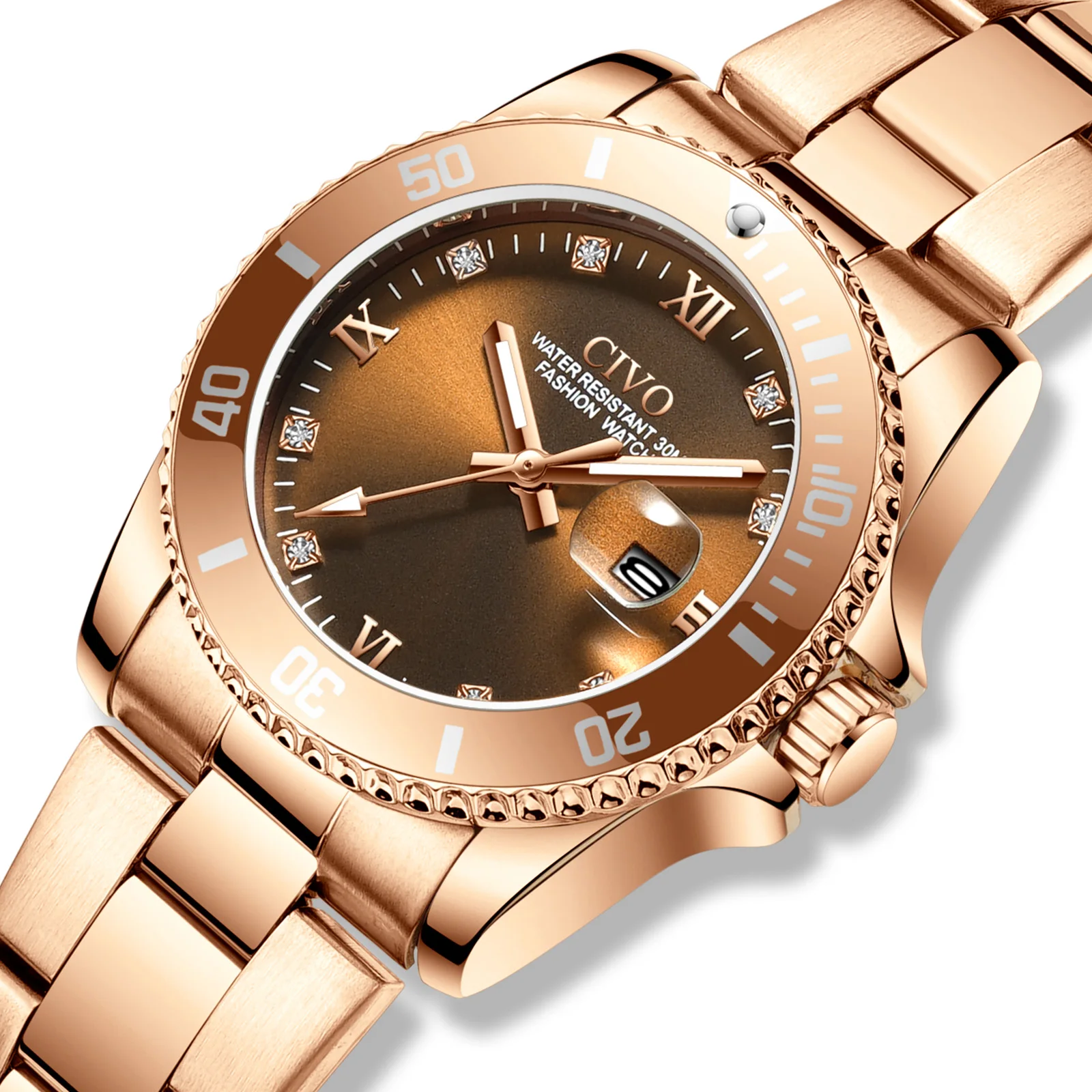 Оптовая цена модные женские часы CIVO повседневные водонепроницаемые кварцевые