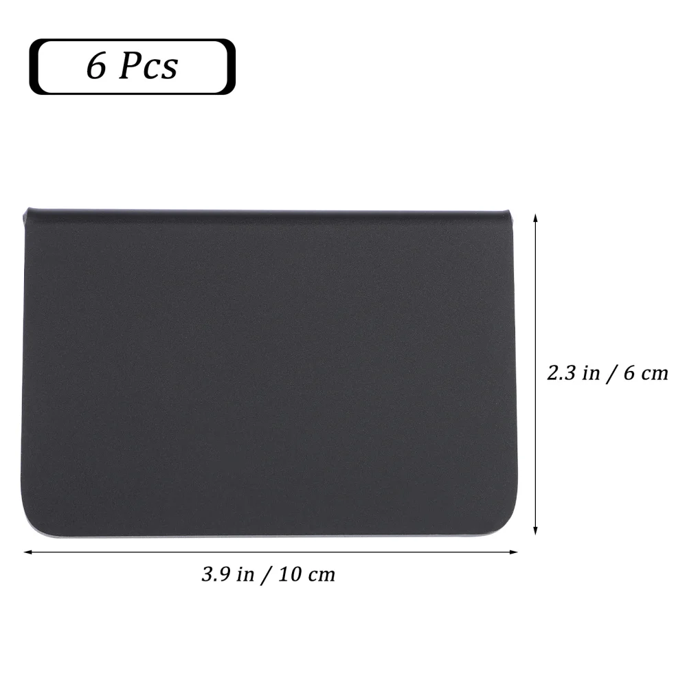 

6pcs Wedding Ornamental Chalkboard A Shape Blackboards for Cafe Restaurant