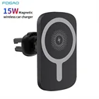 Беспроводное Автомобильное зарядное устройство FDGAO для iPhone 1212 Mini12 Pro Max, быстрая Беспроводная зарядка, автомобильный держатель для телефона