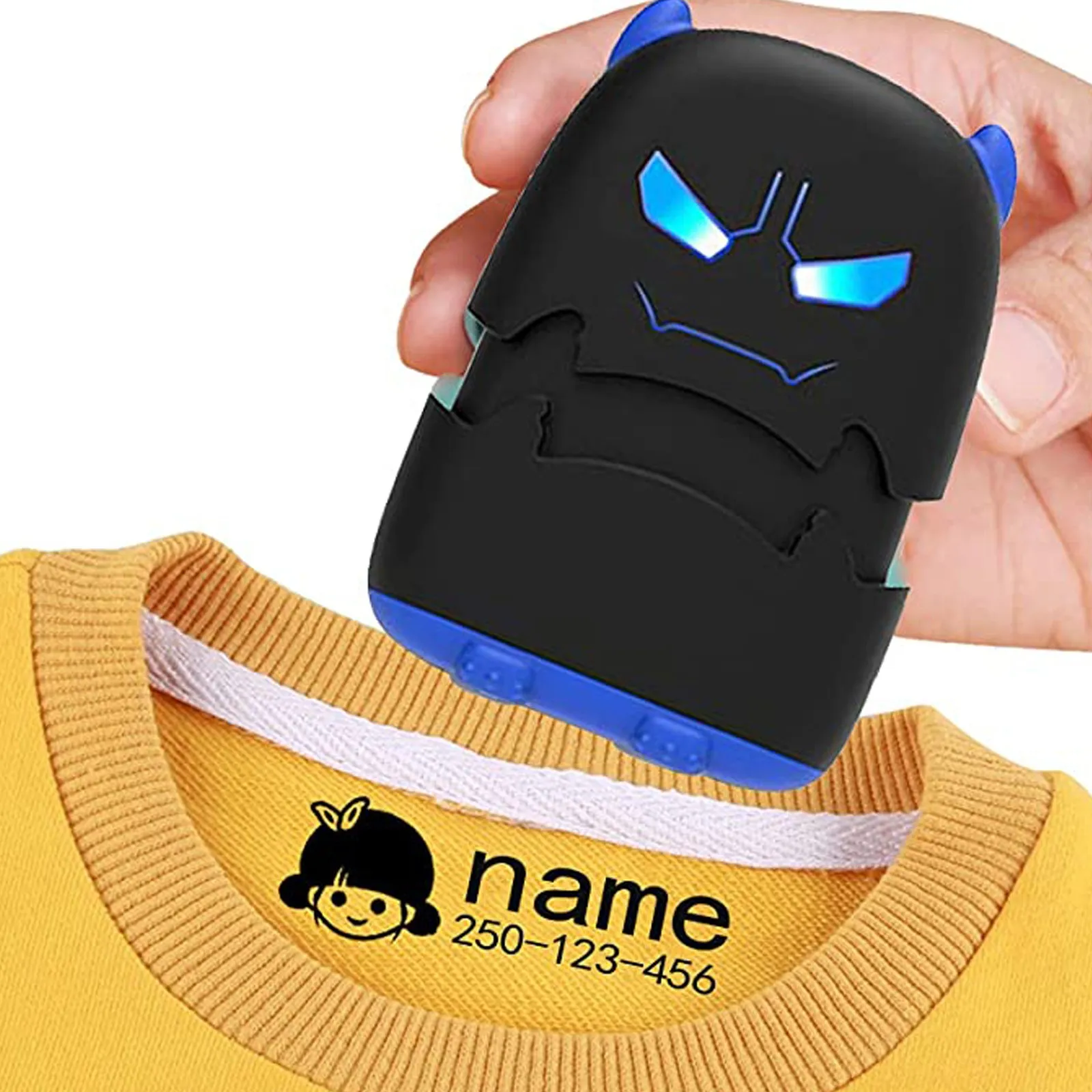 

2021 пользовательская чернильная подкладка штамп с именем для одежды, персонализированные штампы для телефона, забавные DIY штампы для ткани