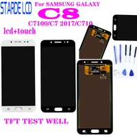 5 5 inch for samsung galaxy c8 lcd c7100 display touch screen digitizer assembly c7 2017 c710f replacement c8 c7108 lcd
